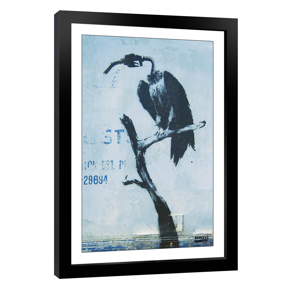 Petrol Head, a framed print of Banksy's Graffiti-Homekor