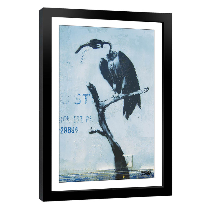 Petrol Head, a framed print of Banksy's Graffiti-Homekor