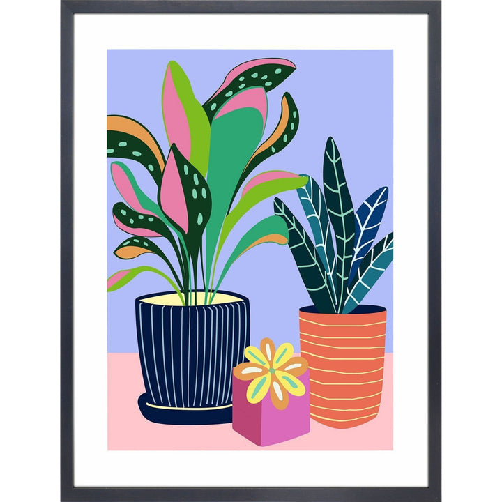 Indoor plant wall art.