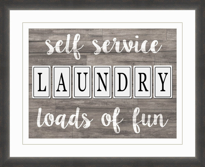 Funny laundry room quote wall art.