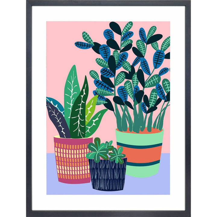 Indoor plant wall art.