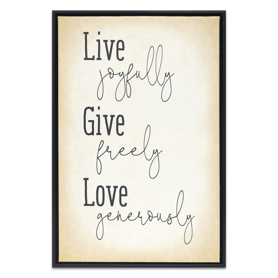 Live, Give, Love