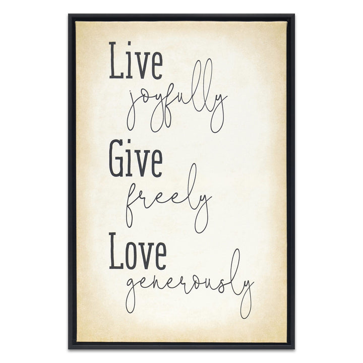 Live, Give, Love