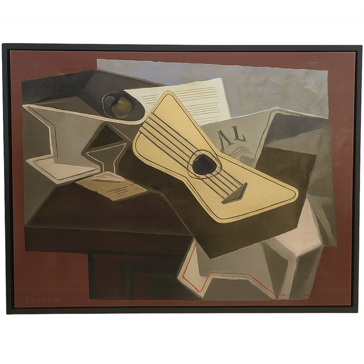 Guitar & Newspaper