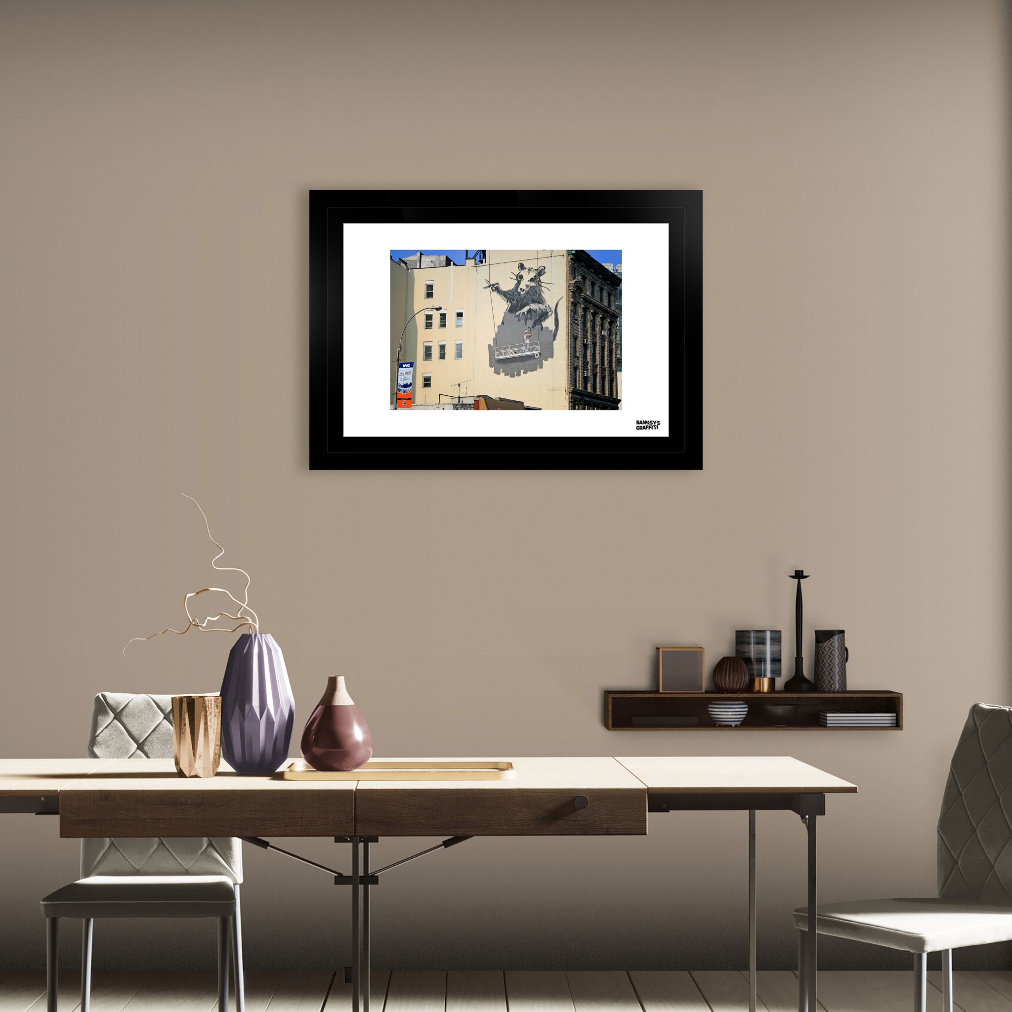 Gantry Rat - Banksy's Graffiti Art – Homekor