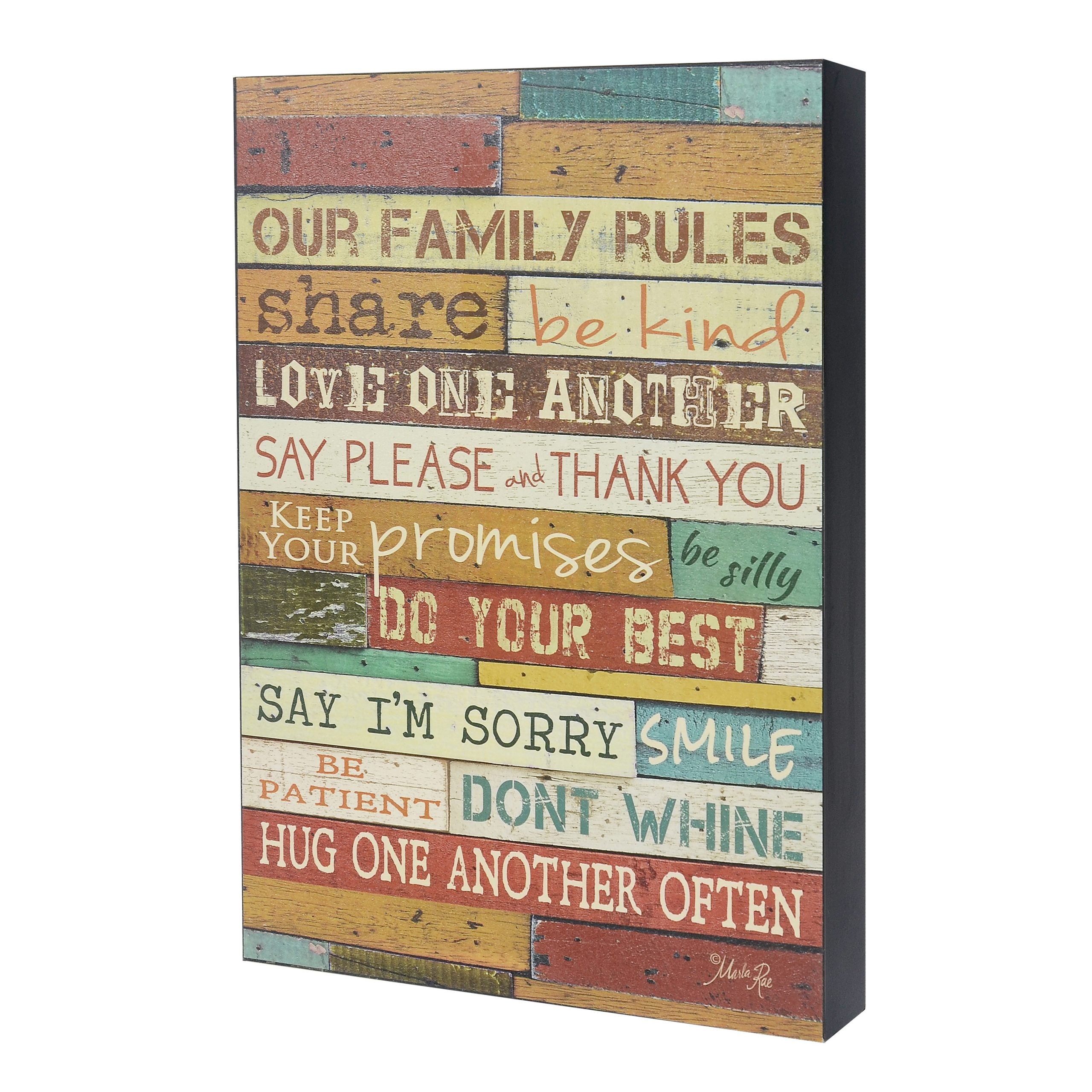 Our Family Rules – Homekor