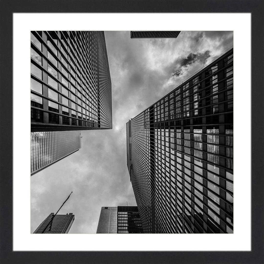 Skyscraper scenic view photography wall art.