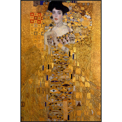 Framed art print picturing the Portrait of Adele Bloch-Bauer I (a.k.a. The Lady in Gold or The Woman in Gold) by Gustav Klimt