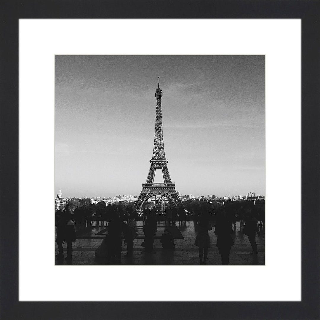 Wall art framed print showcasing the Eiffel Tower of Paris, France.