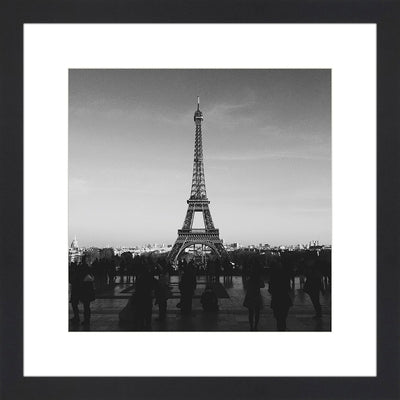 Wall art framed print showcasing the Eiffel Tower of Paris, France.