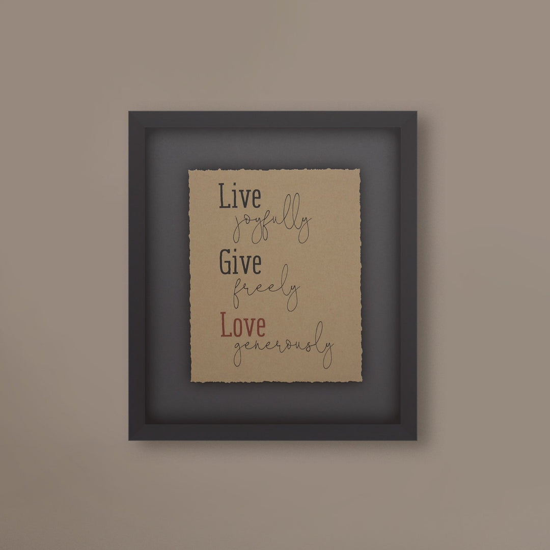 Live, Give, Love