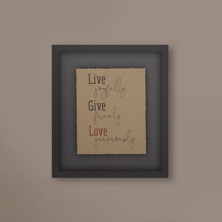 Live, Give, Love